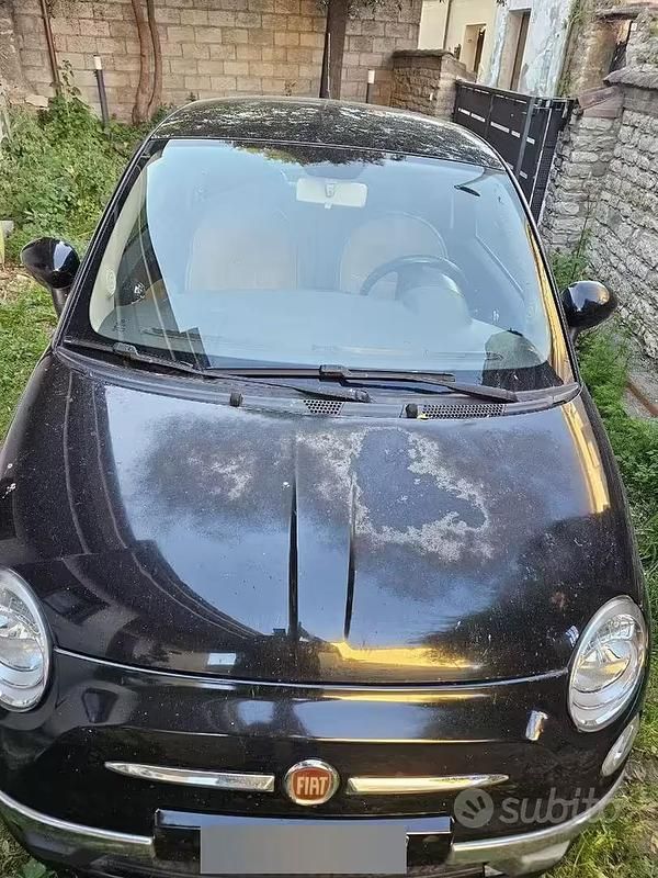 Usata Fiat 500 69 CV (50 kW) 2009 Nero Cabrio