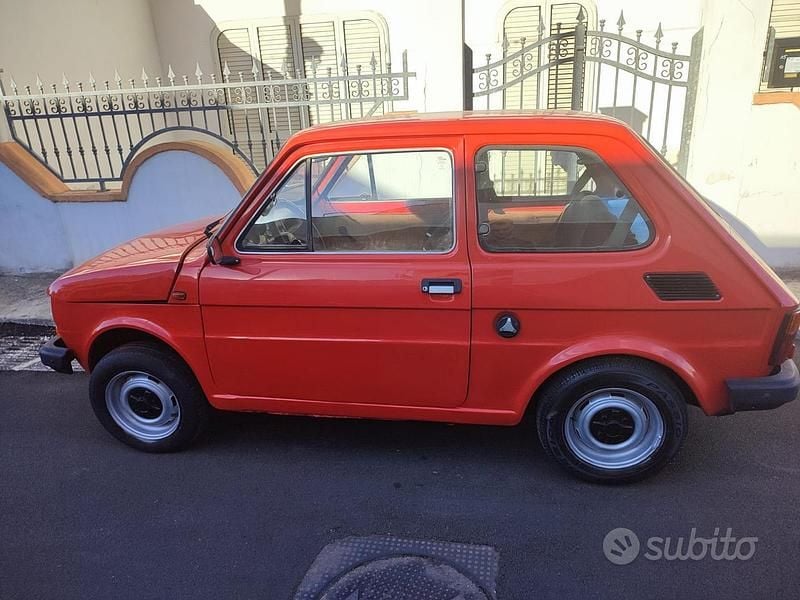 Usata Fiat 126 1970 Rosso Utilitaria