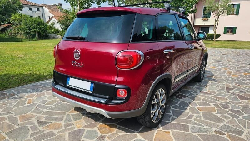 Usata Fiat 500L Trekking 95 CV (69 kW) 2016 Rosso Monovolume