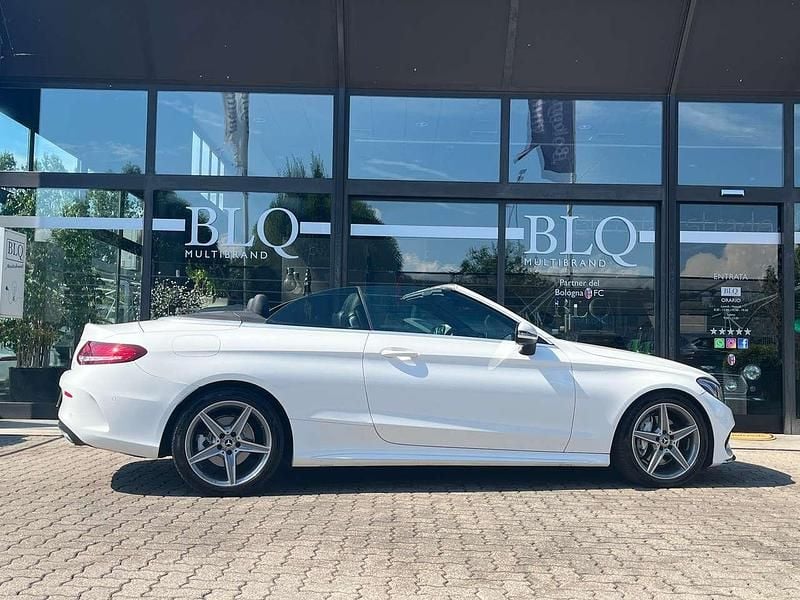 Usata Mercedes C220 Premium 170 CV (125 kW) 2018 Bianco Cabrio