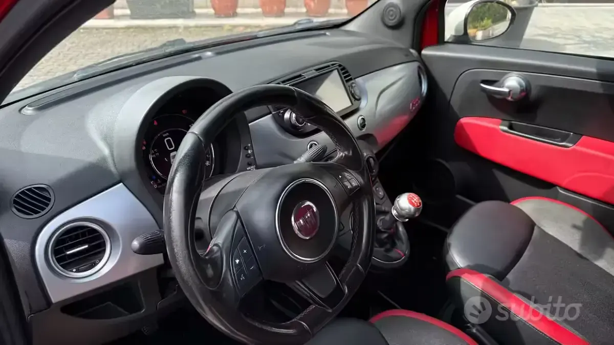Usata Fiat 500 S 69 CV (50 kW) 2014 Rosso Berlina