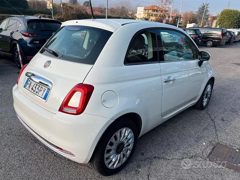 Usata Fiat 500 Lounge 95 CV (69 kW) 2018 Bianco Berlina
