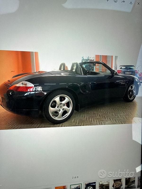 Usata Porsche Boxster 1997 Blu Cabrio