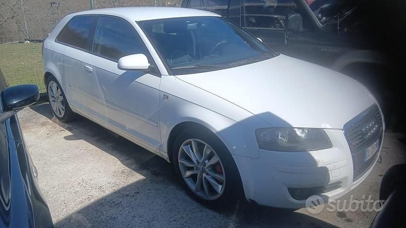 Usata Audi A3 S-Line 170 CV (125 kW) 2008 Bianco Utilitaria