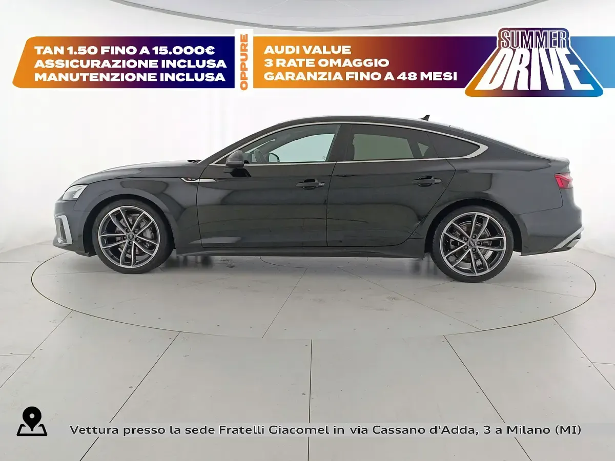 Usata Audi A5 Sportback S-Line 204 CV (150 kW) 2024 Nero mito metallizzato Utilitaria
