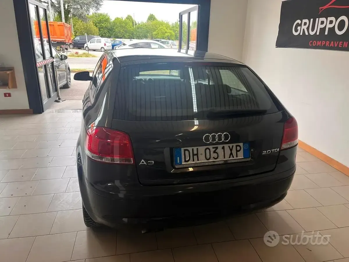 Usata Audi A3 Ambiente 140 CV (102 kW) 2007 Nero Utilitaria