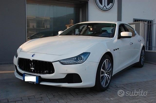 Usata Maserati Ghibli 250 CV (183 kW) 2014 Bianco Berlina