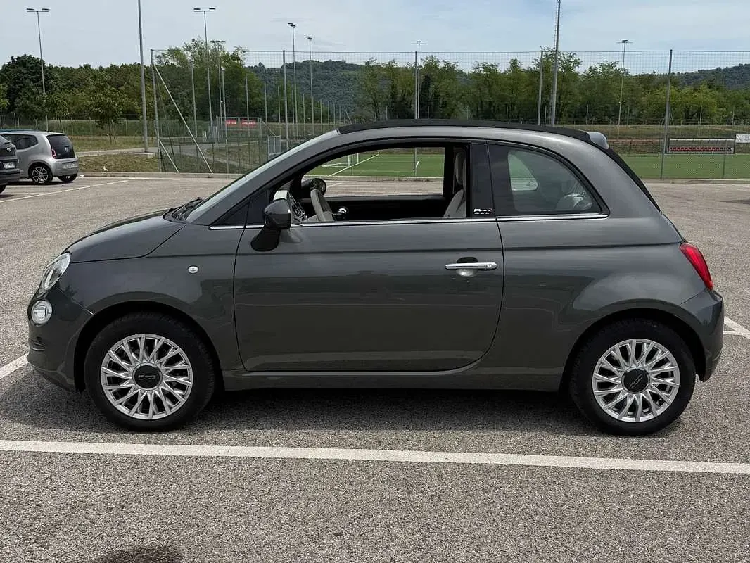 Usata Fiat 500C Collezione 69 CV (50 kW) 2019 Grigio Cabrio