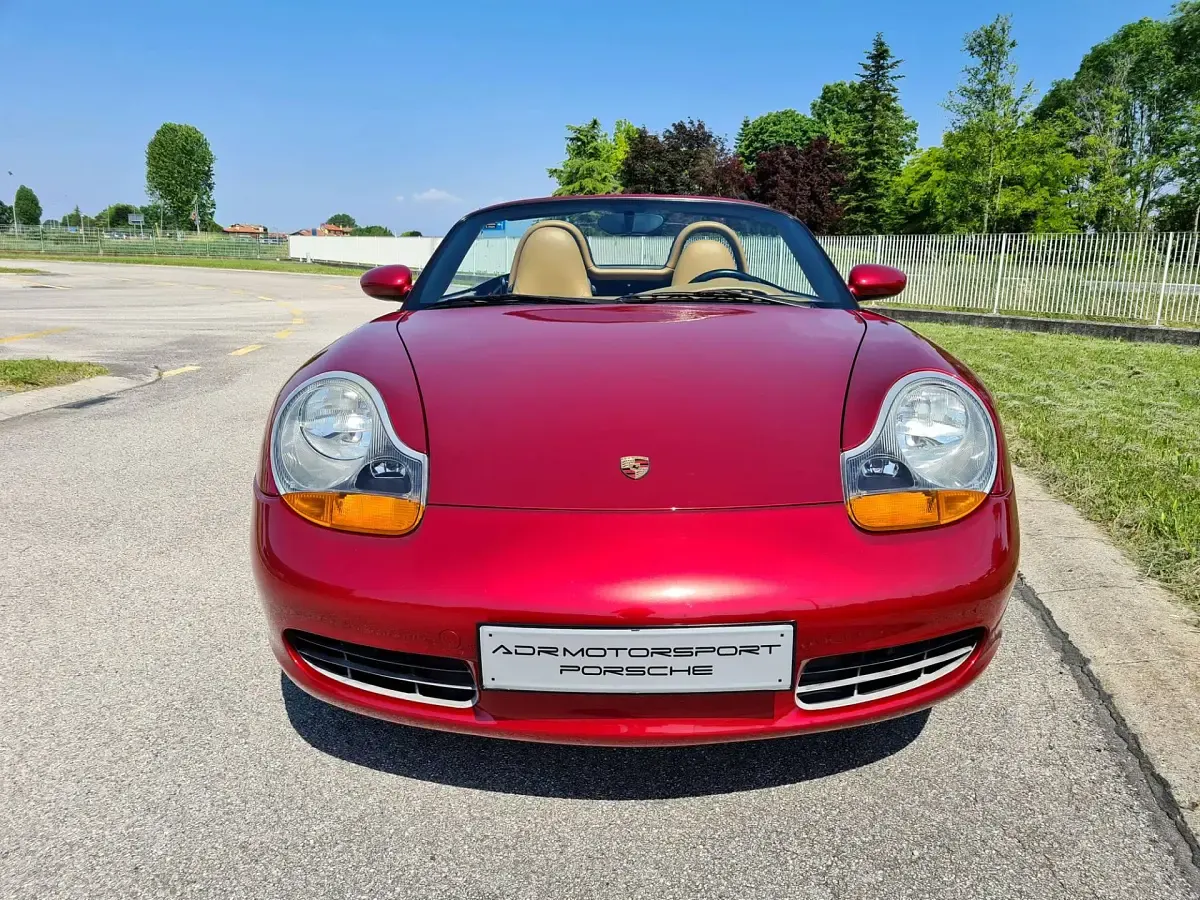 Usata Porsche Boxster 220 CV (161 kW) 2002 Rosso Cabrio