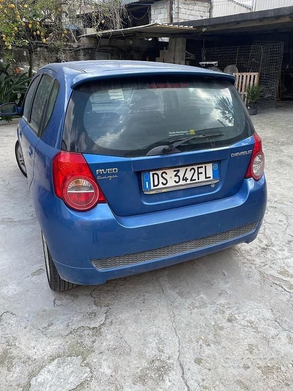 Usata Chevrolet Aveo 2009 Blu Utilitaria