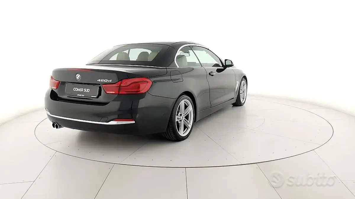 Usata BMW 420 Cabriolet Luxury Line 190 CV (139 kW) 2019 Nero Cabrio