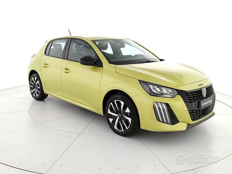 Nuova Peugeot 208 Style 2025 Giallo Utilitaria