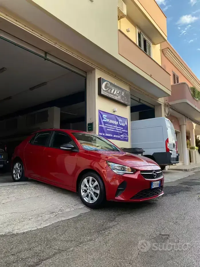 Usata Opel Corsa Elegance 75 CV (55 kW) 2021 Rosso Utilitaria