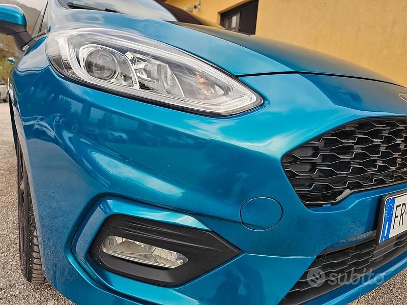 Usata Ford Fiesta ST-Line 86 CV (63 kW) 2018 Blu Utilitaria