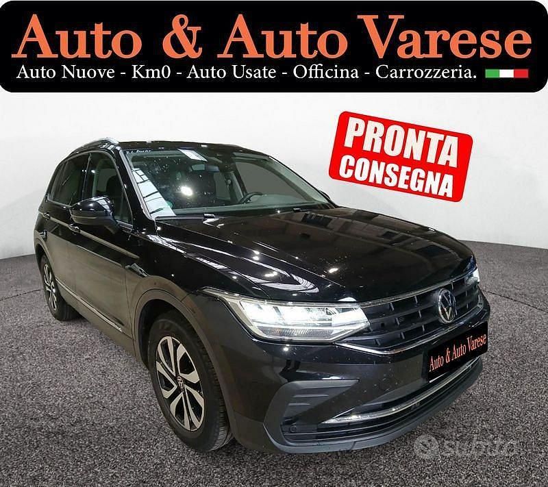 Usata VW Tiguan Life 150 CV (110 kW) 2021 Nero SUV