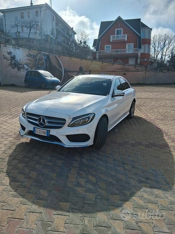 Usata Mercedes C220 Premium 170 CV (125 kW) 2016 Bianco Berlina