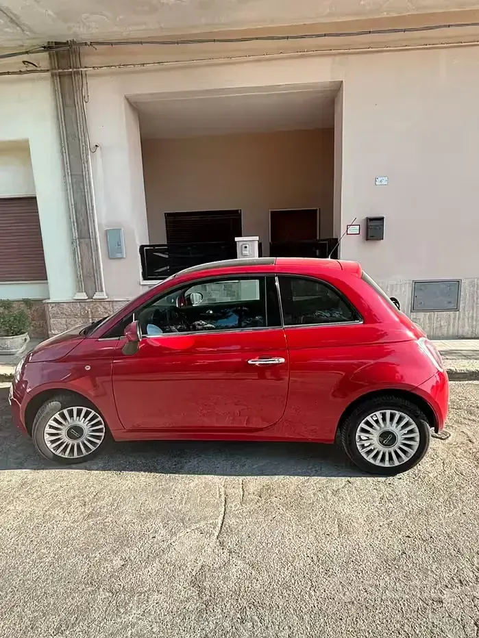 Usata Fiat 500 2009 Rosso Cabrio