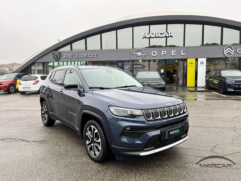Blu/azzurro Usata 2021 Jeep Compass Limited SUV | 20.900 € (Buon prezzo) - Immagine 1/4