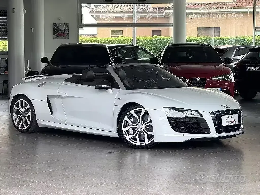 Usata Audi R8 Spyder 525 CV (386 kW) 2012 Bianco Cabrio