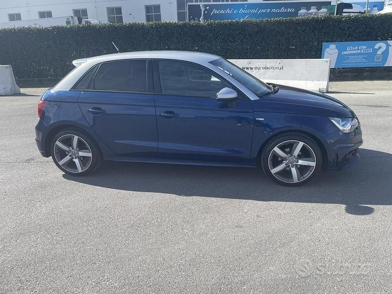 Usata Audi A1 S-Line 90 CV (66 kW) 2013 Blu Utilitaria