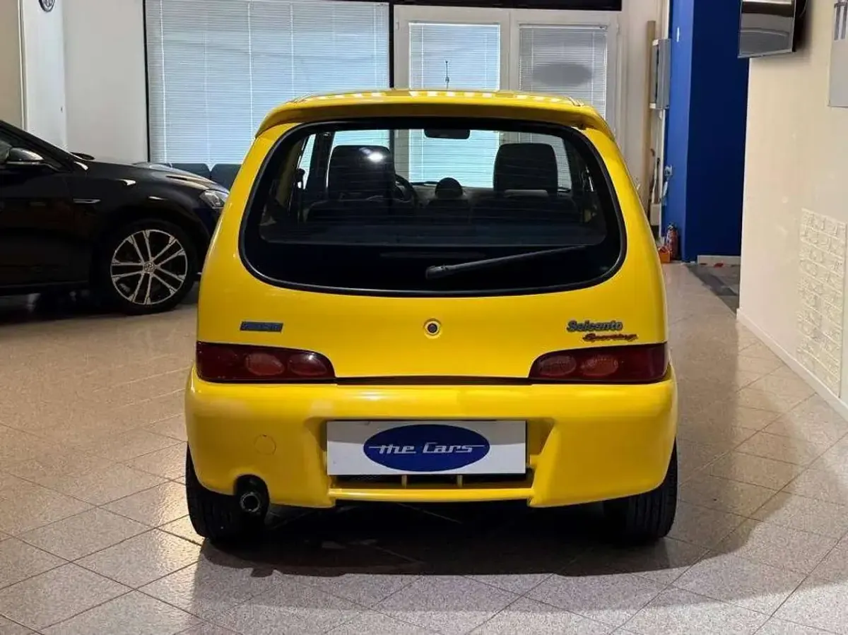 Usata Fiat Seicento Abarth 54 CV (39 kW) 1999 Giallo Utilitaria