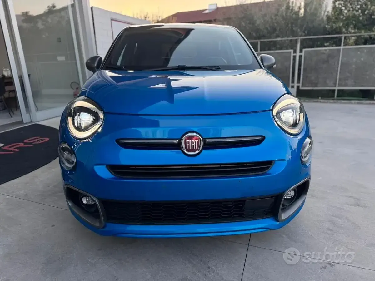 Usata Fiat 500X Sport 130 CV (95 kW) 2021 Blu SUV
