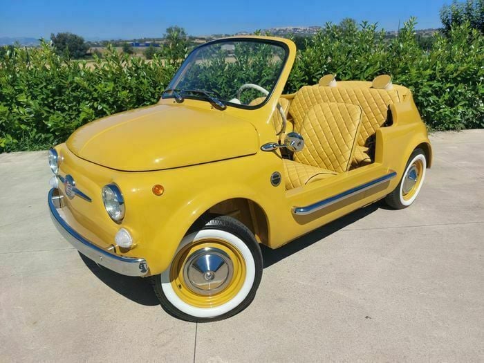 Usata Fiat 500 18 CV (13 kW) 1966 Giallo Utilitaria
