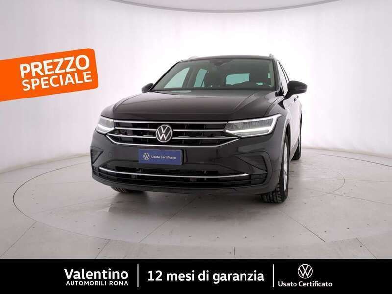 Usata VW Tiguan Life 150 CV (110 kW) 2022 Nero SUV