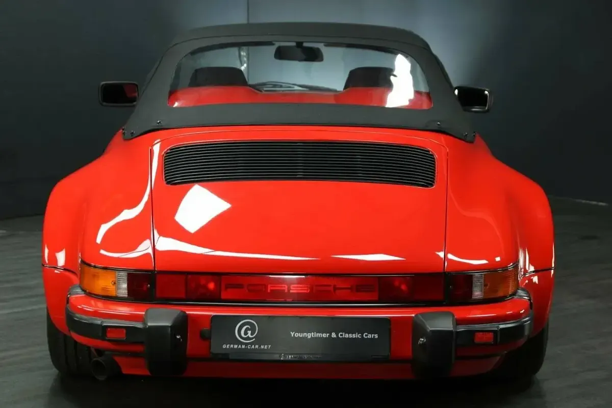 Usata Porsche 911 Carrera Cabriolet 231 CV (169 kW) 1989 Rosso Cabrio
