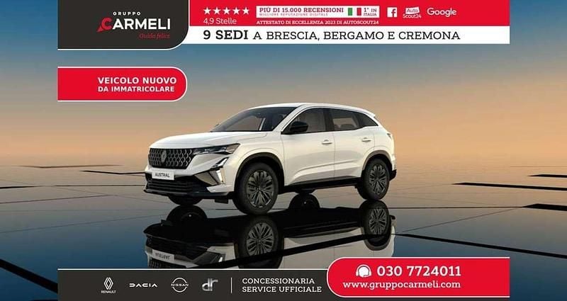 Nuova Renault Austral Esprit Alpine 199 CV (146 kW) 2026 Bianco nacré SUV