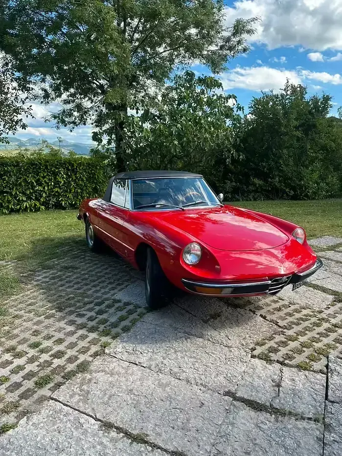 Usata Alfa Romeo Spider 1970 Rosso Cabrio