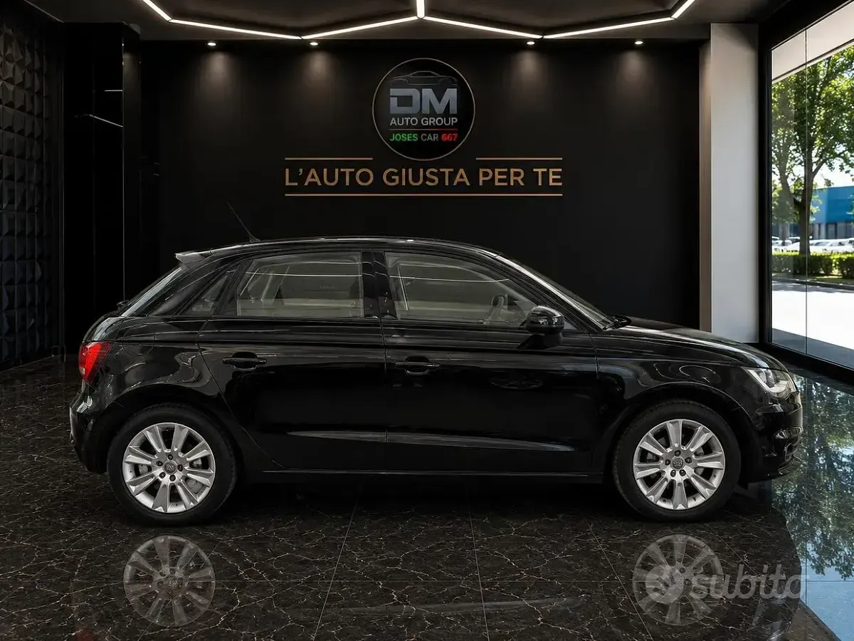 Usata Audi A1 Ambition 90 CV (66 kW) 2013 Nero Utilitaria