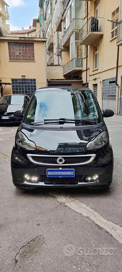 Usata Smart ForTwo Cabrio Brabus 102 CV (75 kW) 2015 Nero Cabrio