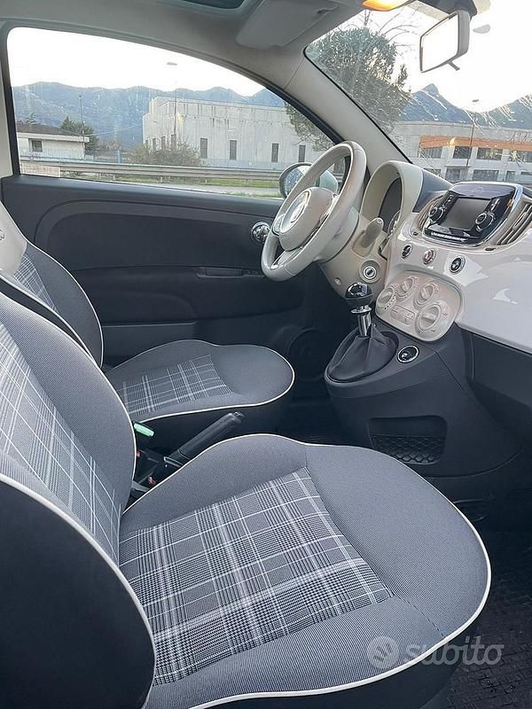 Usata Fiat 500 Easy 69 CV (50 kW) 2018 Bianco Berlina