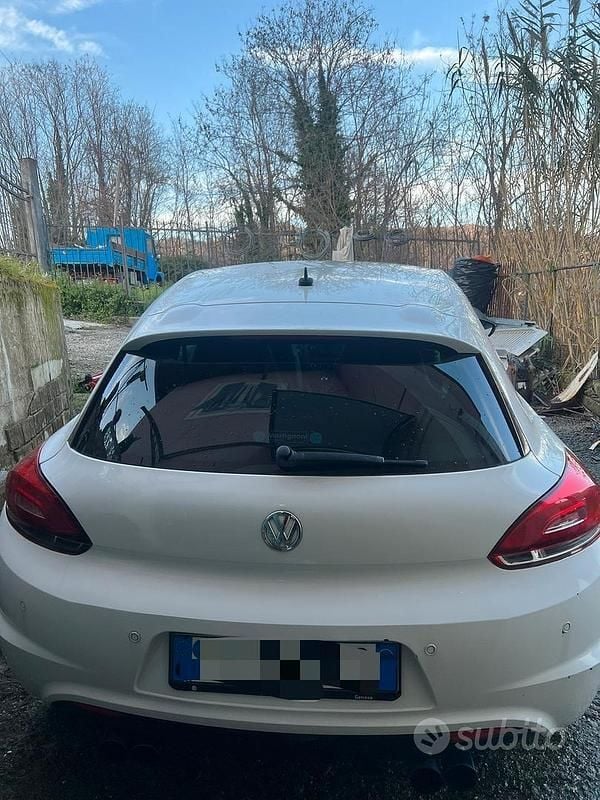 Usata VW Scirocco R-line 160 CV (117 kW) 2008 Bianco Coupé