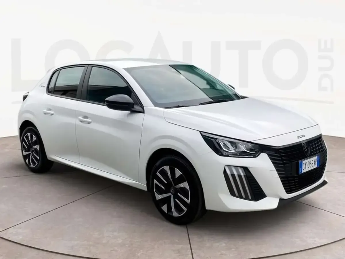 Nuova Peugeot e-208 Style 100 kW (136 CV) 2025 Bianco Utilitaria