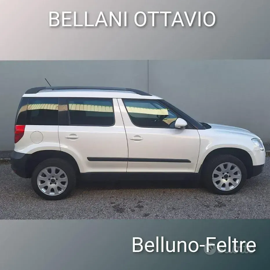 Usata Skoda Yeti Adventure 110 CV (80 kW) 2011 Bianco SUV