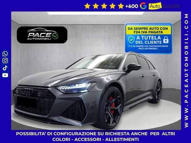 Usata Audi RS6 Performance 630 CV (463 kW) 2023 Blu/azzurro Station wagon