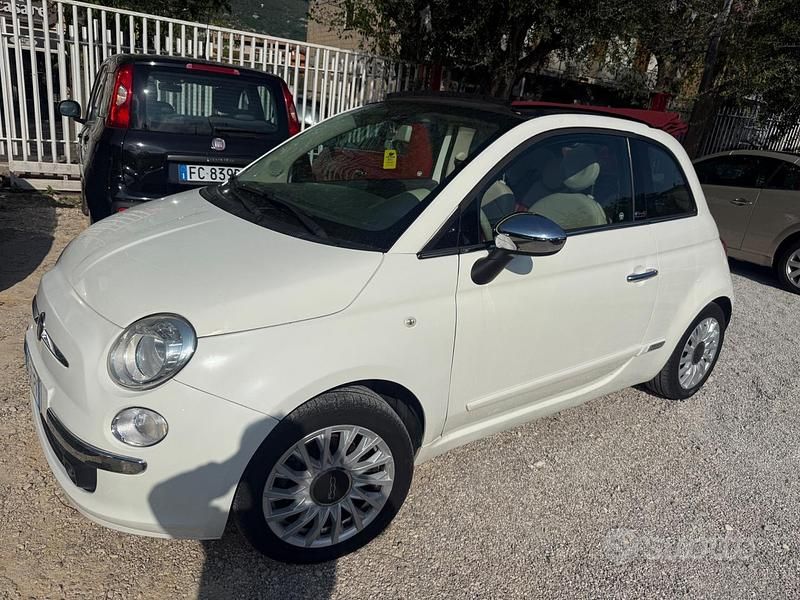 Usata Fiat 500C Pop Star 69 CV (50 kW) 2013 Bianco Cabrio