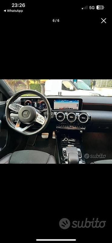 Usata Mercedes A200 150 CV (110 kW) 2020 Nero Berlina