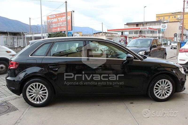Usata Audi A3 Sportback Ambition 110 CV (80 kW) 2015 Nero Utilitaria
