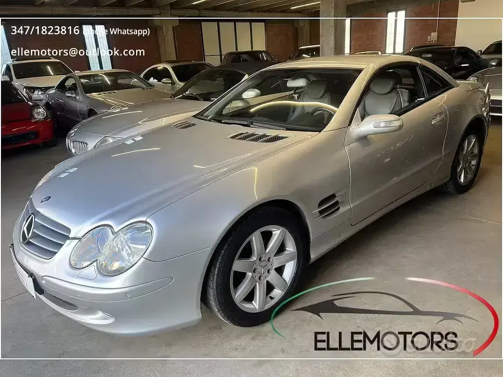 Käytetty Mercedes SL350 245 HP (180 kW) 2004 Hopea Avoauto