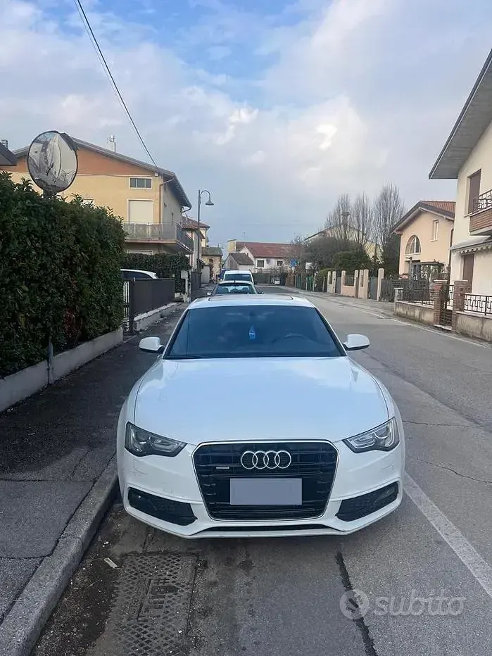 Usata Audi A5 245 CV (180 kW) 2013 Bianco Coupé