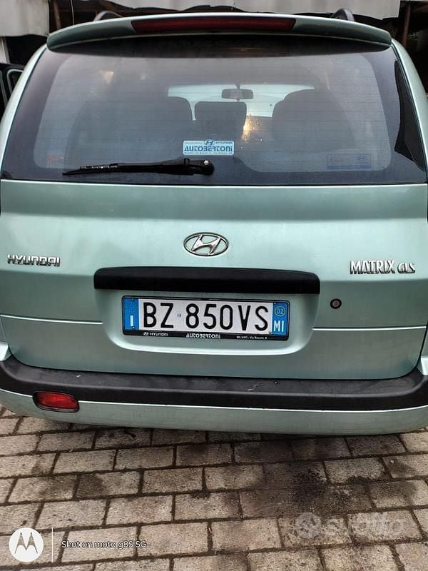 Usata Hyundai Matrix 103 CV (75 kW) 2002 Verde Monovolume