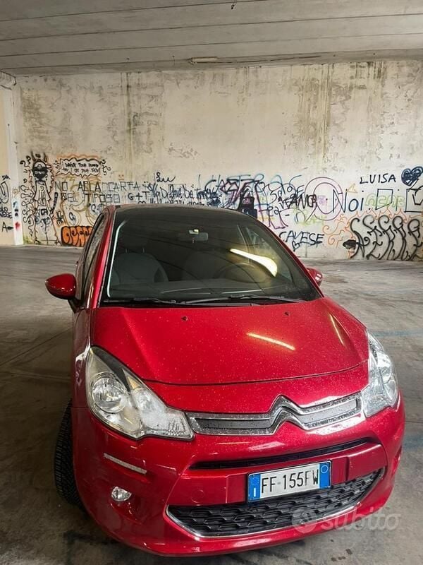 Usata Citroën C3 75 CV (55 kW) 2016 Rosso Utilitaria
