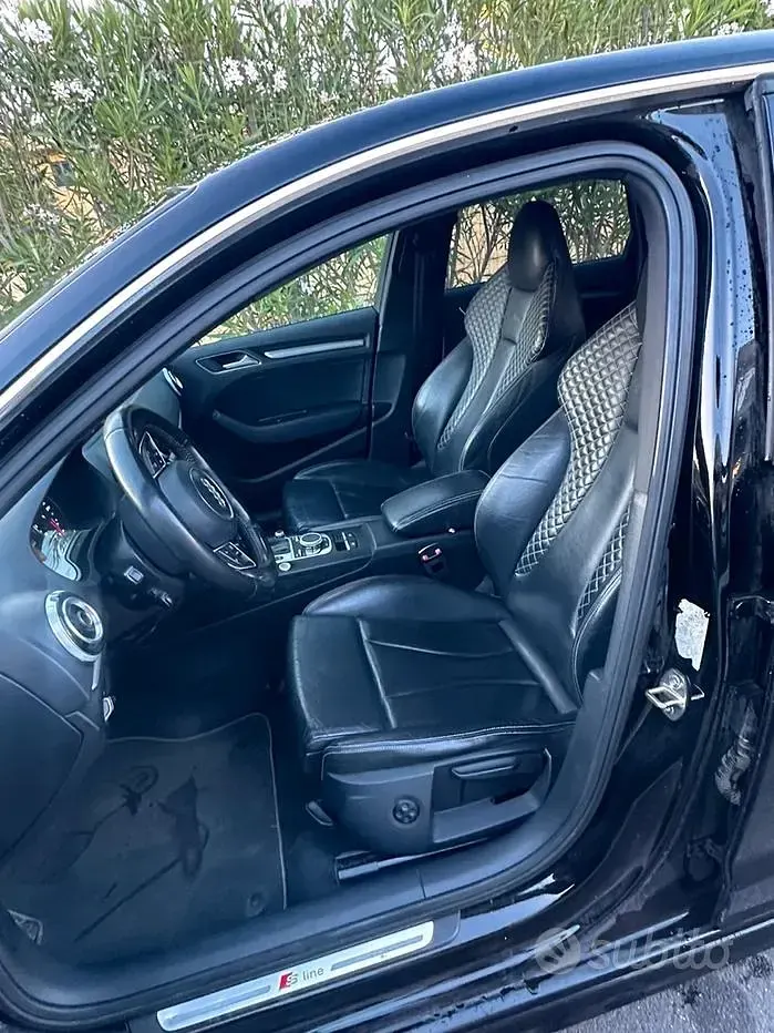 Usata Audi A3 150 CV (110 kW) 2016 Nero Berlina