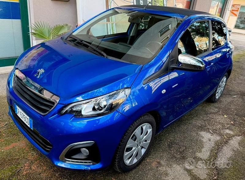 Usata Peugeot 108 72 CV (52 kW) 2020 Blu Cabrio