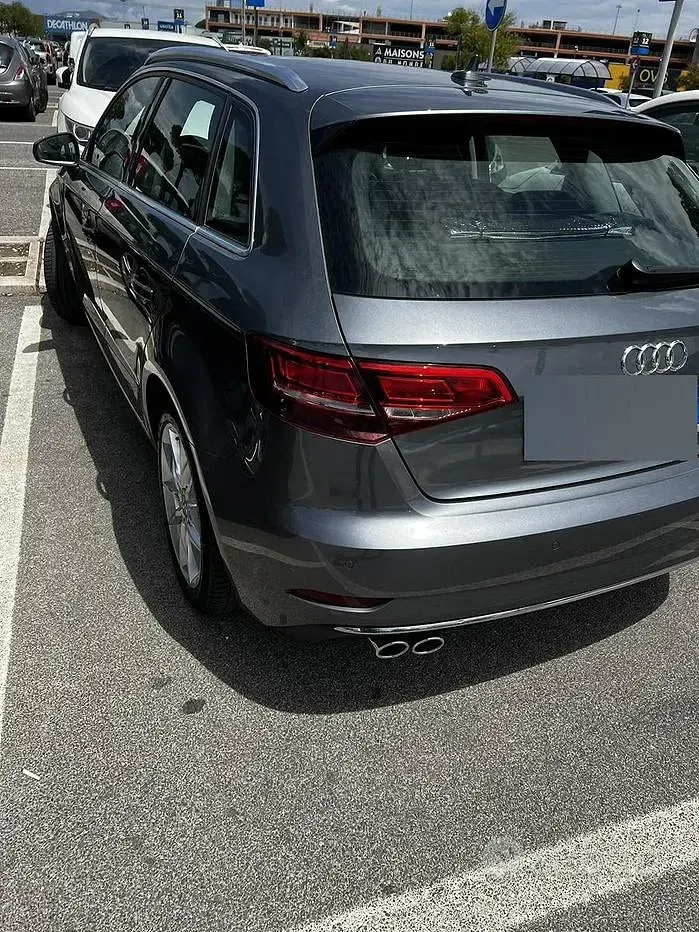 Usata Audi A3 150 CV (110 kW) 2017 Grigio Berlina