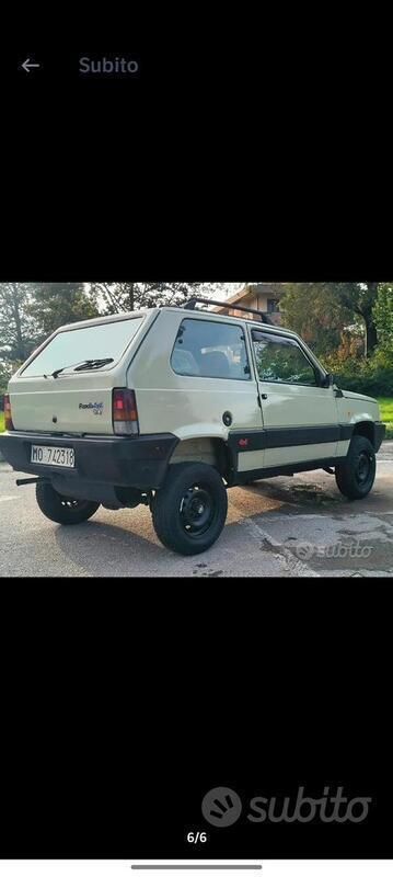 Usata Fiat Panda 4x4 50 CV (36 kW) 1987 Utilitaria