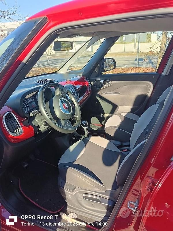 Usata Fiat 500 Lounge 105 CV (77 kW) 2004 Rosso